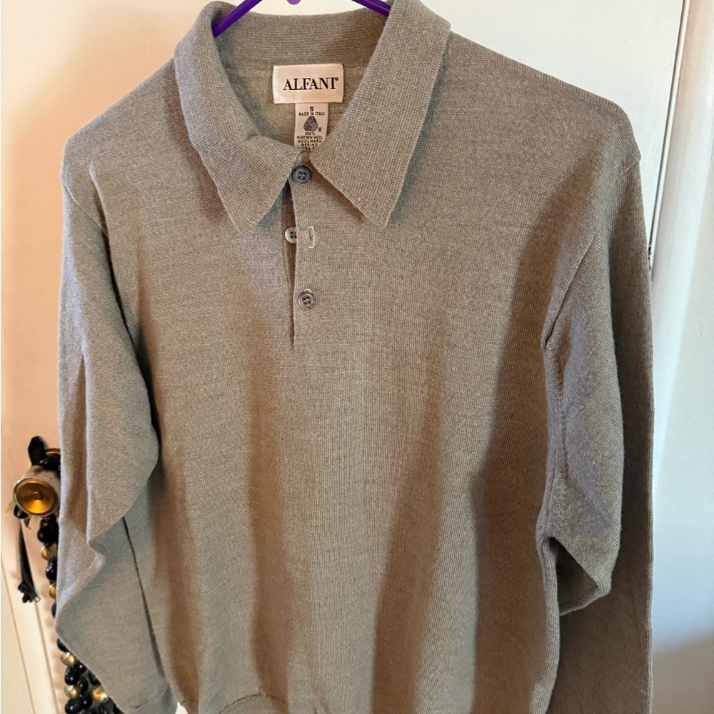 Alfani Men's Polo in Light Gray